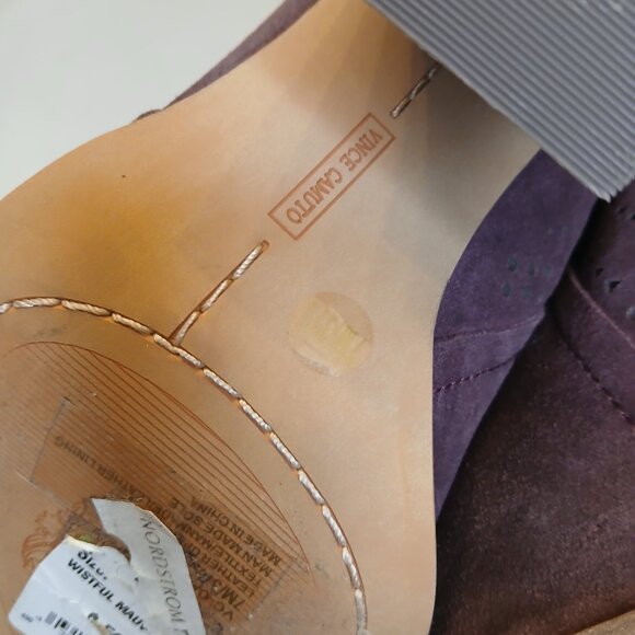 Nordstrom Rack- Vince Camuto Catheryna Leather Pointed Toe Ankle Bootie sz 7 - Picture 5 of 11